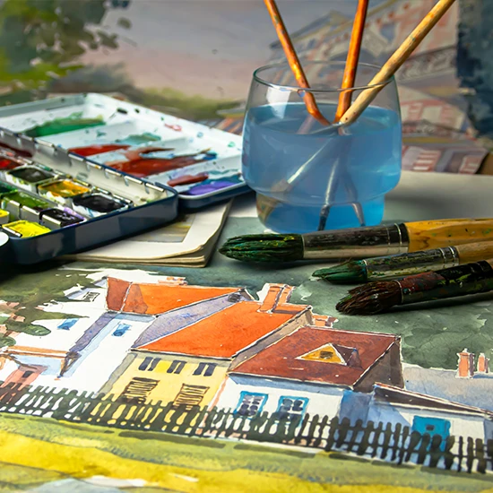 Basic Watercolor Class Kit