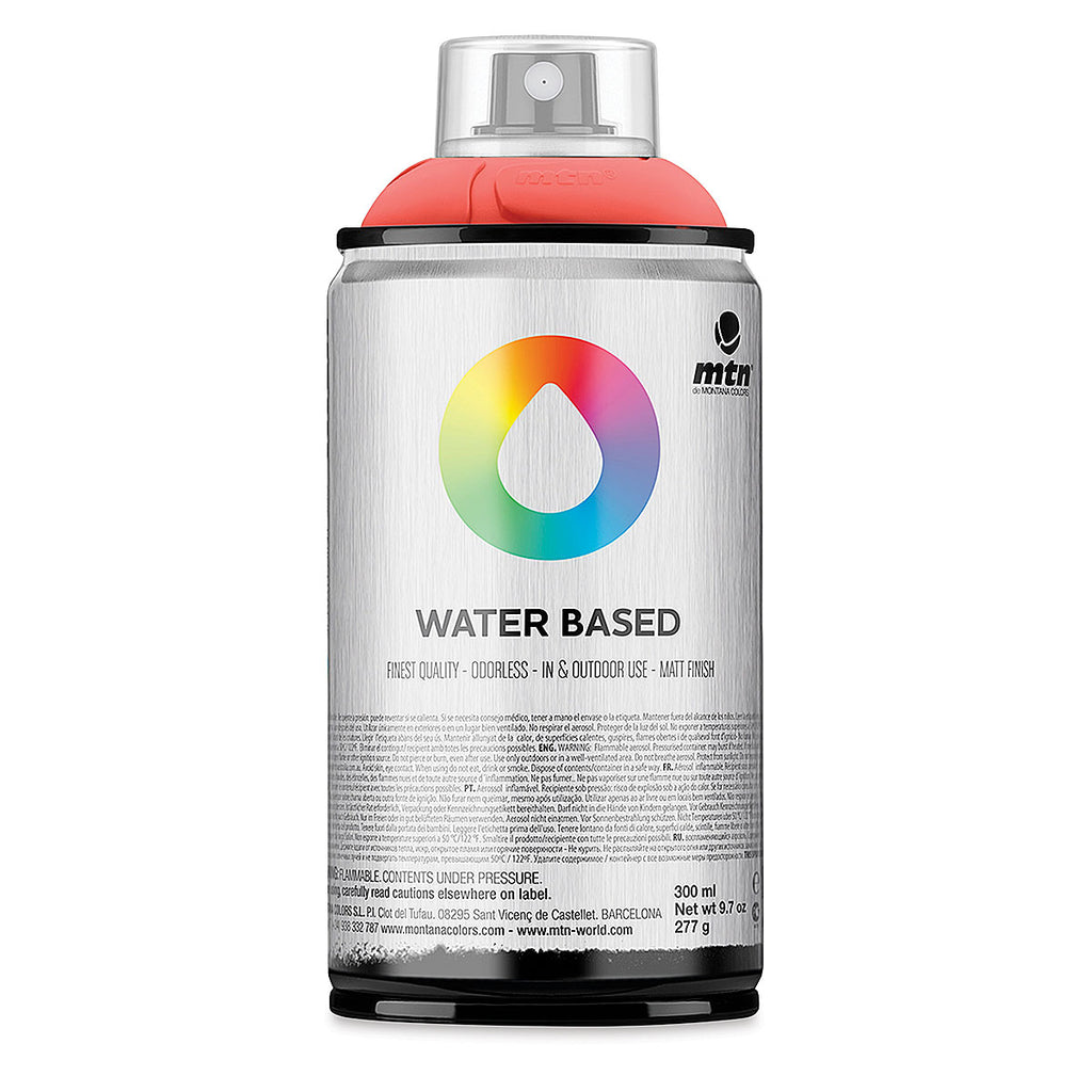 Montana Water Based Spray Paint Cadmium Red Light 300 ml